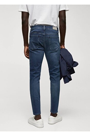 MANGO Man Tom tapered cropped jean