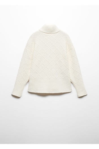 MANGO Kids White Sweater for Kids