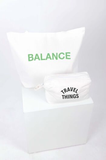 Coredra Balance Canvas Tote Bag