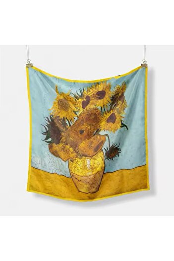 Purple Adv Van Gogh Museum Neck Scarf