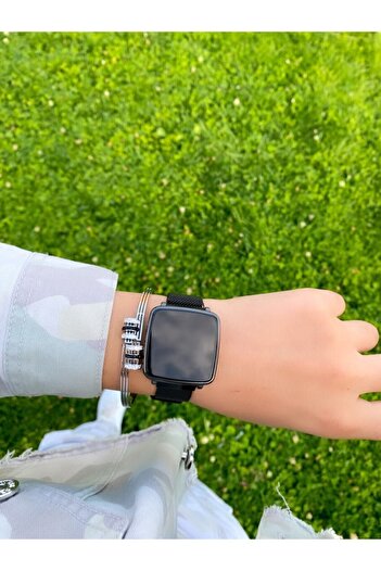 Spectrum Unisex Siyah Çelik Dokunmatik Ekran Dijital Kol Saati