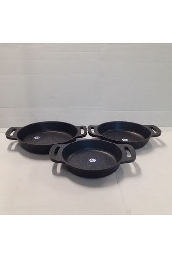 gülsan 3-piece cast granite pan 18-20-22 cm