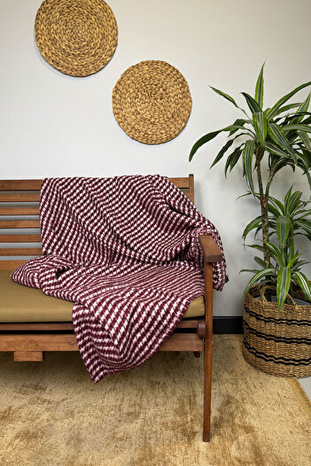 SİHİRLİ AYAKLAR Plaid Patterned TV Blanket - Knee Blanket