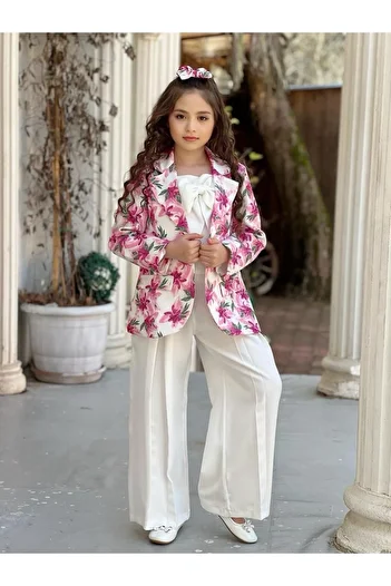 By Feyza Kids Collection Girl's Holiday Set with Jacket
