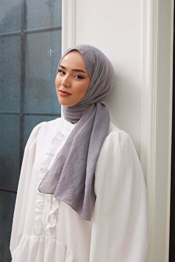 Silk Home Organik Jazz Şal Gri