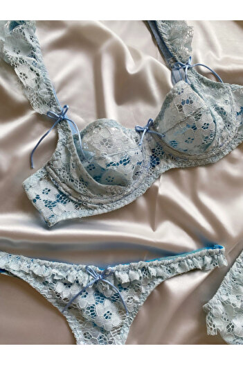 AyBer Textile Baby Blue Sütyen