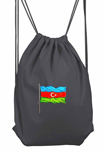 herotasarım Спортивний рюкзак з малюнком прапора Азербайджану - BLL4589