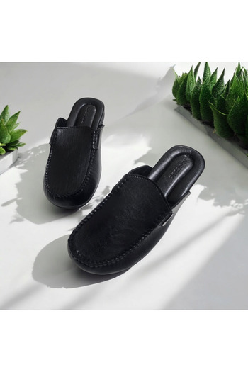 GokceKundura06 Closed Toe Soft Sole Daily Home and Groom Slippers
