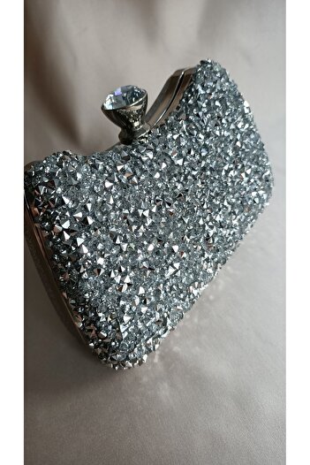 Gül Karatekin Γυναικείο βραδινό φόρεμα Real Crystal Rough Stone Event Χαρτοφυλάκιο και τσάντα συμπλέκτη ειδικών περιστάσεων