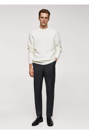 MANGO Man Rib Knitwear Sweater - Stylish and Comfortable