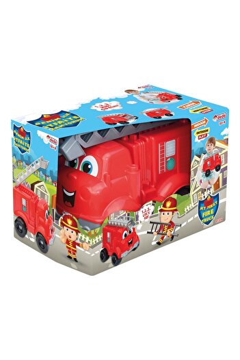 Doğan Oyuncak Dünyası My First Fire Truck - Vehicle Set - Construction Set - Construction Cars - Truck - Bucket