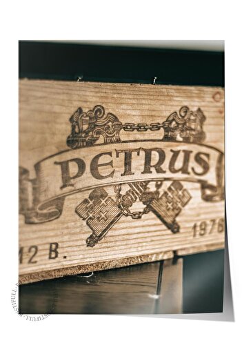 Postifull Rustic Unframed Poster, Scandinavian Brown Painting, No:74 Petrus Sign Photo, Vertical