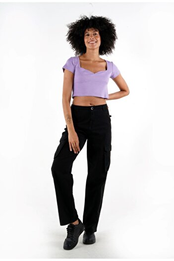 ALEXANDERGARDI Queen Mother Collar Crop Blouse - B24-00217