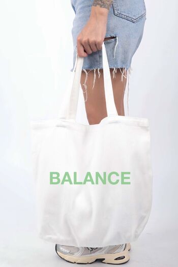 Coredra Balance Canvas Tote Bag