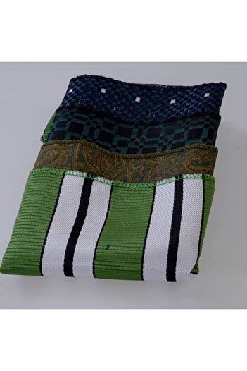 Exve Exclusive AmsterDam 4 in 1 QuaDruple Pocket Collar HanDkerchief Set