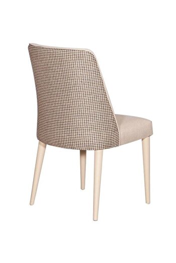 SANDALİE Linen 2 Adet Yemek-Mutfak-Salon Sandalyesi / Krem