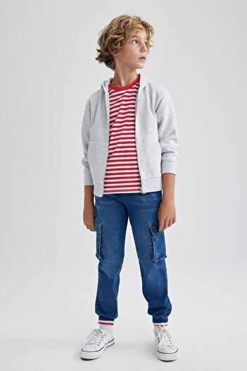 DeFacto Hooded Boy's Cardigan - A2547a823au
