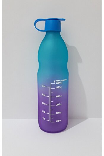 renkli çiçekler 1000 ML Glass Water Bottle Water Bottle