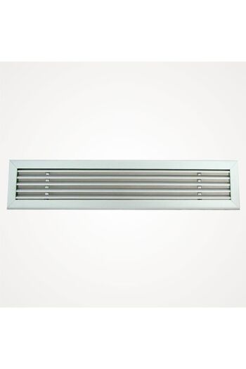 AİRİST 40x10 Alüminyum Eloksal Gri Lineer Menfez Kapı Altı Ve Şömine Menfezi
