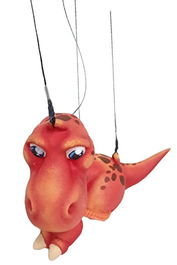 Uçaneller Kuklaevi Trex Dinosaur String Puppet