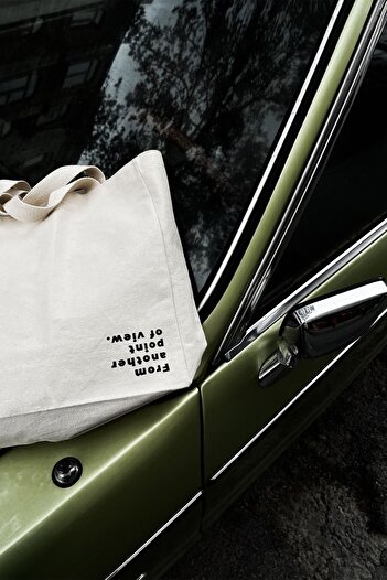 feinas 100% Cotton Canvas Cloth Bag - Snap Inner Pocket - 320gr