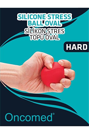 Oncomed Silicone Stress Ball Red Hard