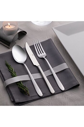 Nehir Sultan Plain 84 Piece Fork Spoon Knife Set