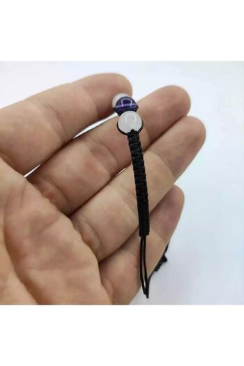 ztt Σχοινί αλεξίπτωτου 0,80 mm, σχοινί βραχιολίου, μαύρο χρώμα (1M)