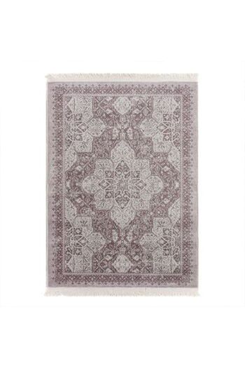 In House Soft Velvet Turkish Rectangular Door & Bath Mat -Brown - 60x40 cm