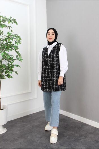 CNG MODA Women's Hijab Tweed Sweater