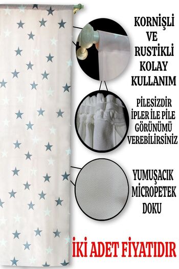 Bebişim Halı Cute Lion Double Winged Children's Room Background Curtain