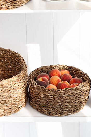 DECHAUS Wicker 3-piece Round Decorative Set - Multi-purpose