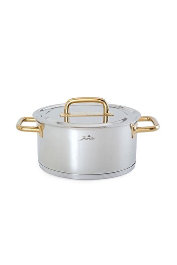 Jumbo Metalix Titanyum Gold 8 Parça Tencere Seti
