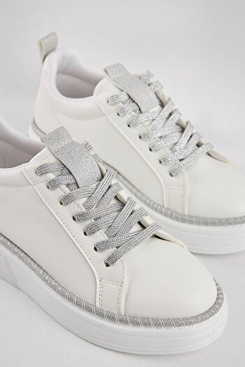 Ayakkabı Delisiyim Thick Sole Finra Glitter Women's Sneaker Sports Shoes