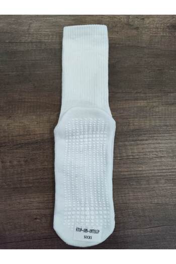 Leement socks Αντιολισθητικές αθλητικές κάλτσες Unisex - 2 ζευγάρια κάτω, βαμβακερή σόλα, Terry Anti Slip Stop