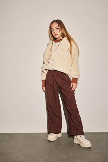 DeFacto Girl's Oval Leg Wide Leg Trousers - A4870a823wn