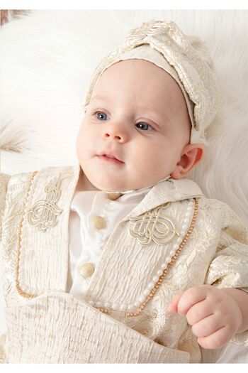 Petite Ponpon Baby Prince Suit for Baby Boy and Child - Circumcision Dress