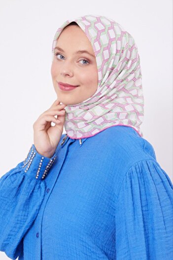 Levidor GEomEtric PattErnEd Thin Cotton Sports Scarf