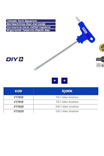 FIXIO Fixio T Type - Allen Wrench Torx T25