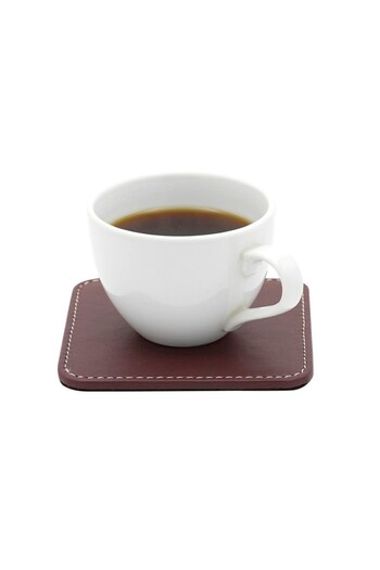 2K Rainbow Vegan Square Cup Coaster - Coasters, Desktop, 11x11 Cm