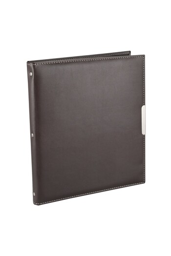 2K Business Card Album 8 Rows 384 Card Holders Business Card Album Vegan 23,5X26,5 cm