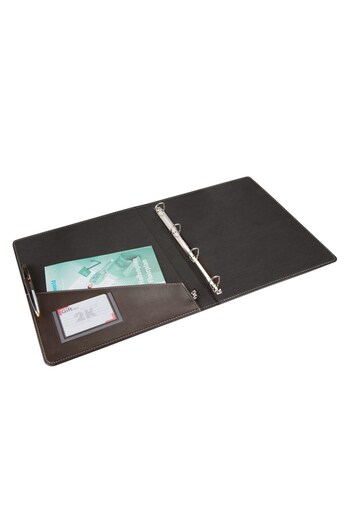 2K Paperwork Presentation Promotional Firm Folder 2 cm 4 Ring A4 150 Sheets Capacity Ring Binder File Vegan 26,