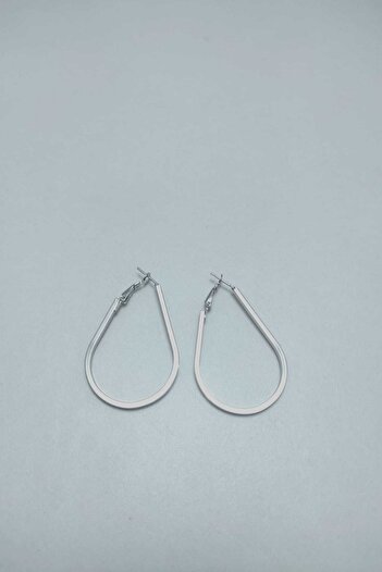 SherDesing Oval Steel Earrings