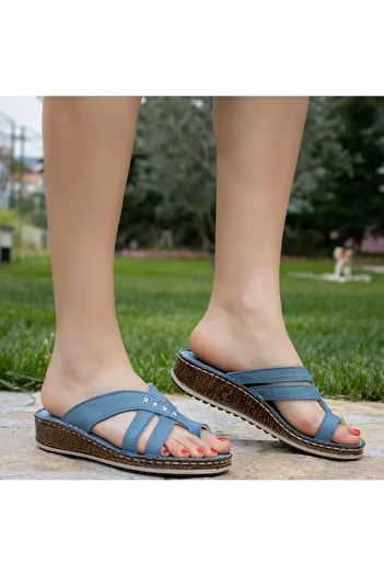 CONSUELO Orthopedic Leather Women's Slippers 10313