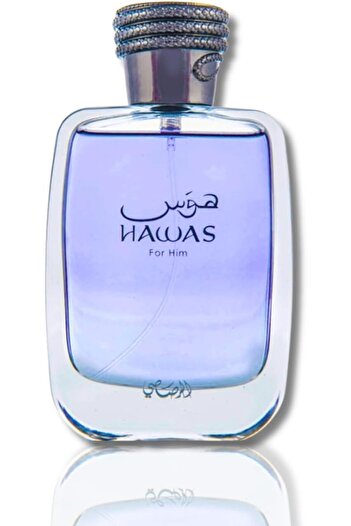Rasasi EDP, Rasasi Hawas Erkek Parfüm, Eau de Parfum, Uzun Ömürlü Erkek Parfüm Pour Homme Sprey, 100 ML