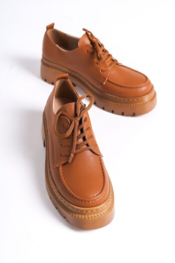 Shoesers Жіночі туфлі на товстій підошві Sarac деталізовані повсякденні туфлі з мокасинами