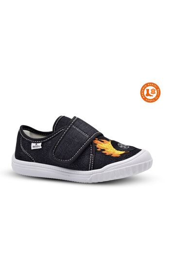 kids A more Boy's Black Shoes - Wheels Home and Nursery Shoes