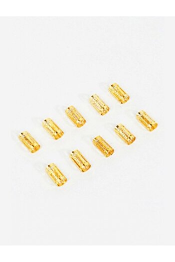 New Obsessions Set of 20 Gold Carosel Cuff Knitting Clamps