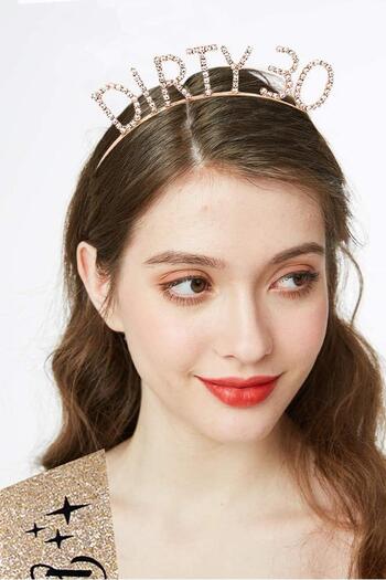 New Obsessions Dirty 30 Year Old Birthday Birthday Party Crown