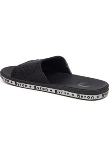 Byron Papuci unisex negri cu talpă anti-alunecare